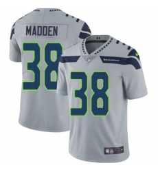 Youth Nike Seattle Seahawks #38 Tre Madden Grey Alternate Vapor Untouchable Limited Player NFL Jersey