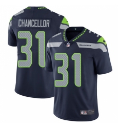 Men's Nike Seattle Seahawks #31 Kam Chancellor Steel Blue Team Color Vapor Untouchable Limited Player NFL Jersey