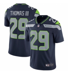 Men's Nike Seattle Seahawks #29 Earl Thomas III Steel Blue Team Color Vapor Untouchable Limited Player NFL Jersey