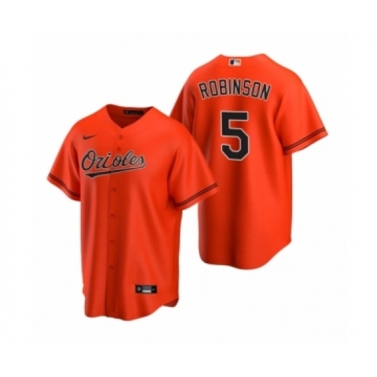 Youth Baltimore Orioles #5 Brooks Robinson Nike Orange 2020 Replica Alternate Jersey Youth Baltimore Orioles #5 Brooks Robinson Nike Orange 2020 Replica Alternate Jersey