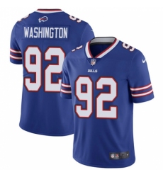 Men's Nike Buffalo Bills #92 Adolphus Washington Royal Blue Team Color Vapor Untouchable Limited Player NFL Jersey