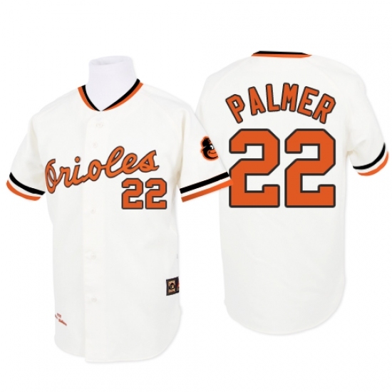 Men's Mitchell and Ness 1970 Baltimore Orioles #22 Jim Palmer Replica White Throwback MLB Jersey Men's Mitchell and Ness 1970 Baltimore Orioles #22 Jim Palmer Replica White Throwback MLB Jersey