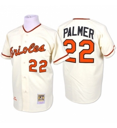 Men's Mitchell and Ness Baltimore Orioles #22 Jim Palmer Replica Cream Throwback MLB Jersey Men's Mitchell and Ness Baltimore Orioles #22 Jim Palmer Replica Cream Throwback MLB Jersey