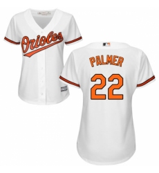 Women's Majestic Baltimore Orioles #22 Jim Palmer Replica White Home Cool Base MLB Jersey Women's Majestic Baltimore Orioles #22 Jim Palmer Replica White Home Cool Base MLB Jersey