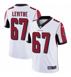 Men's Nike Atlanta Falcons #67 Andy Levitre White Vapor Untouchable Limited Player NFL Jersey