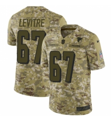 Youth Nike Atlanta Falcons #67 Andy Levitre Limited Camo 2018 Salute to Service NFL Jersey