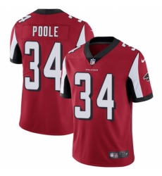 Men's Nike Atlanta Falcons #34 Brian Poole Red Team Color Vapor Untouchable Limited Player NFL Jersey