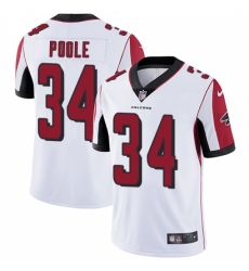 Men's Nike Atlanta Falcons #34 Brian Poole White Vapor Untouchable Limited Player NFL Jersey