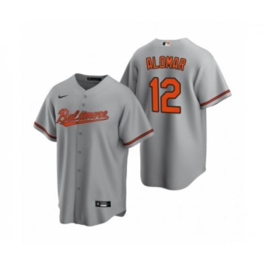 Youth Baltimore Orioles #12 Roberto Alomar Nike Gray Replica Road Jersey Youth Baltimore Orioles #12 Roberto Alomar Nike Gray Replica Road Jersey