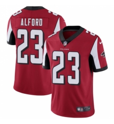 Men's Nike Atlanta Falcons #23 Robert Alford Red Team Color Vapor Untouchable Limited Player NFL Jersey