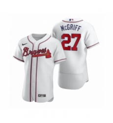 Men's Atlanta Braves #29 John Smoltz Nike Gray Authentic 2020 Road Jersey