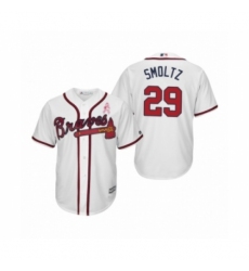 Men's John Smoltz Atlanta Braves #29 White 2019 Mothers Day Cool Base Jersey