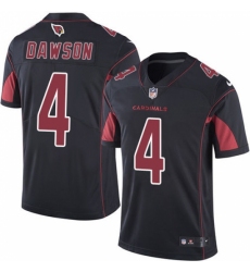 Men's Nike Arizona Cardinals #4 Phil Dawson Limited Black Rush Vapor Untouchable NFL Jersey