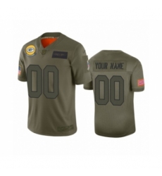 Men's Green Bay Packers Customized Camo 2019 Salute to Service Limited Jersey