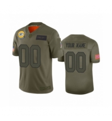 Youth Green Bay Packers Customized Camo 2019 Salute to Service Limited Jersey