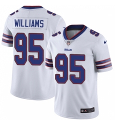 Men's Nike Buffalo Bills #95 Kyle Williams White Vapor Untouchable Limited Player NFL Jersey
