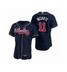 Men's Atlanta Braves #11 Ender Inciarte Nike Navy Authentic 2020 Alternate Jersey