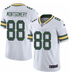 Youth Nike Green Bay Packers #88 Ty Montgomery White Vapor Untouchable Limited Player NFL Jersey