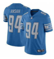 Men's Nike Detroit Lions #94 Ziggy Ansah Limited Light Blue Team Color Vapor Untouchable NFL Jersey