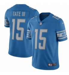 Men's Nike Detroit Lions #15 Golden Tate III Limited Light Blue Team Color Vapor Untouchable NFL Jersey