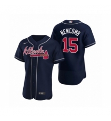 Men's Atlanta Braves #15 Sean Newcomb Nike White 2020 Authentic Jersey