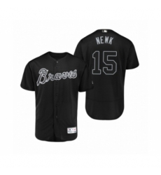 Men's Braves Sean Newcomb Newk Black 2019 Players Weekend Authentic Jersey