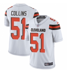 Men's Nike Cleveland Browns #51 Jamie Collins White Vapor Untouchable Limited Player NFL Jersey