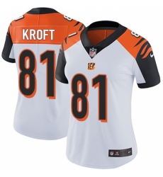 Women's Nike Cincinnati Bengals #81 Tyler Kroft Vapor Untouchable Limited White NFL Jersey