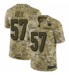 Men's Nike Cincinnati Bengals #57 Vincent Rey Limited Camo 2018 Salute to Service NFL Jersey