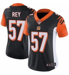 Women's Nike Cincinnati Bengals #57 Vincent Rey Vapor Untouchable Limited Black Team Color NFL Jersey