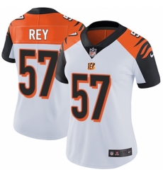 Women's Nike Cincinnati Bengals #57 Vincent Rey Vapor Untouchable Limited White NFL Jersey