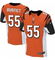 Men's Nike Cincinnati Bengals #55 Vontaze Burfict Elite Orange Alternate NFL Jersey
