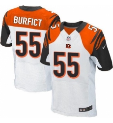 Men's Nike Cincinnati Bengals #55 Vontaze Burfict Elite White NFL Jersey