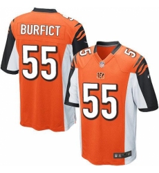Men's Nike Cincinnati Bengals #55 Vontaze Burfict Game Orange Alternate NFL Jersey