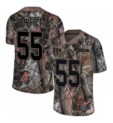 Men's Nike Cincinnati Bengals #55 Vontaze Burfict Limited Camo Rush Realtree NFL Jersey