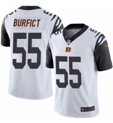 Men's Nike Cincinnati Bengals #55 Vontaze Burfict Limited White Rush Vapor Untouchable NFL Jersey