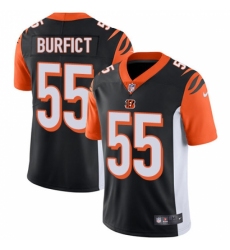 Men's Nike Cincinnati Bengals #55 Vontaze Burfict Vapor Untouchable Limited Black Team Color NFL Jersey