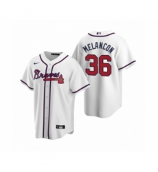 Women Atlanta Braves #36 Mark Melancon Nike White 2020 Replica Home Jersey