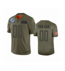 Men's Detroit Lions Customized Camo 2019 Salute to Service Limited Jersey