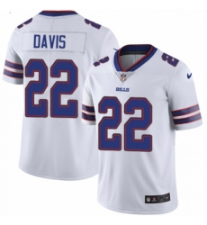 Men's Nike Buffalo Bills #22 Vontae Davis White Vapor Untouchable Limited Player NFL Jersey