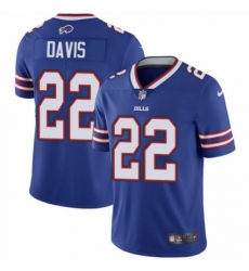 Youth Nike Buffalo Bills #22 Vontae Davis Royal Blue Team Color Vapor Untouchable Limited Player NFL Jersey