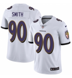Youth Nike Baltimore Ravens #90 Za Darius Smith White Vapor Untouchable Limited Player NFL Jersey