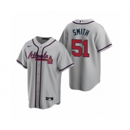 Youth Atlanta Braves #51 Will Smith Nike Gray 2020 Replica Road Jersey Youth Atlanta Braves #51 Will Smith Nike Gray 2020 Replica Road Jersey