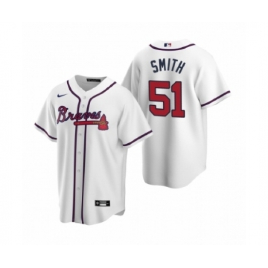 Youth Atlanta Braves #51 Will Smith Nike White 2020 Replica Home Jersey Youth Atlanta Braves #51 Will Smith Nike White 2020 Replica Home Jersey