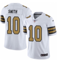 Youth Nike New Orleans Saints #10 Tre'Quan Smith Limited White Rush Vapor Untouchable NFL Jersey