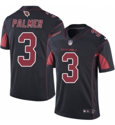 Men's Nike Arizona Cardinals #3 Carson Palmer Limited Black Rush Vapor Untouchable NFL Jersey