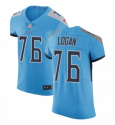 Men's Nike Tennessee Titans #76 Xavier Su'a-Filo Light Blue Alternate Vapor Untouchable Elite Player NFL Jersey