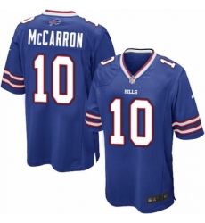 Men's Nike Buffalo Bills #10 AJ McCarron Game Royal Blue Team Color NFL Jersey
