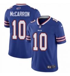 Men's Nike Buffalo Bills #10 AJ McCarron Royal Blue Team Color Vapor Untouchable Limited Player NFL Jersey