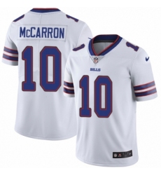 Men's Nike Buffalo Bills #10 AJ McCarron White Vapor Untouchable Limited Player NFL Jersey